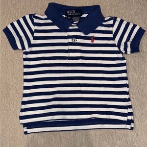 Polo by Ralph Lauren Kids Striped Blue and White Shirt